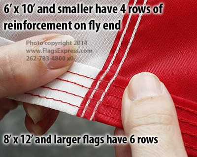 Nylon American Flags (Average to High Winds) American Flags Express