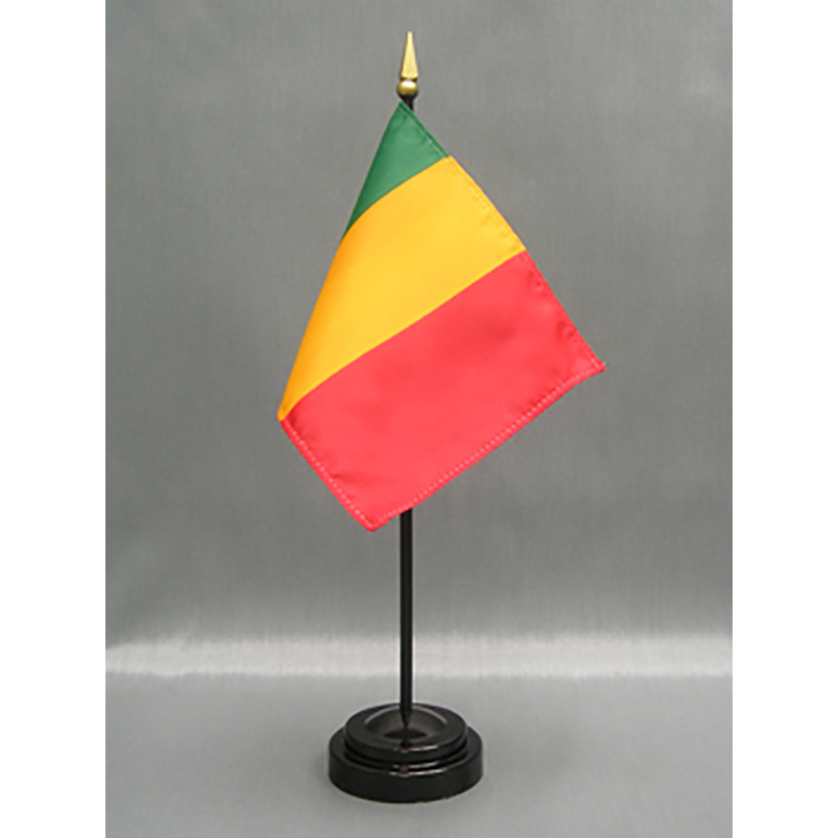 Akachafactory Mini-Fahne Mali – Wimpel Ca. 15 X 10 Cm, Polyester, Doppelseitig Bedruckt