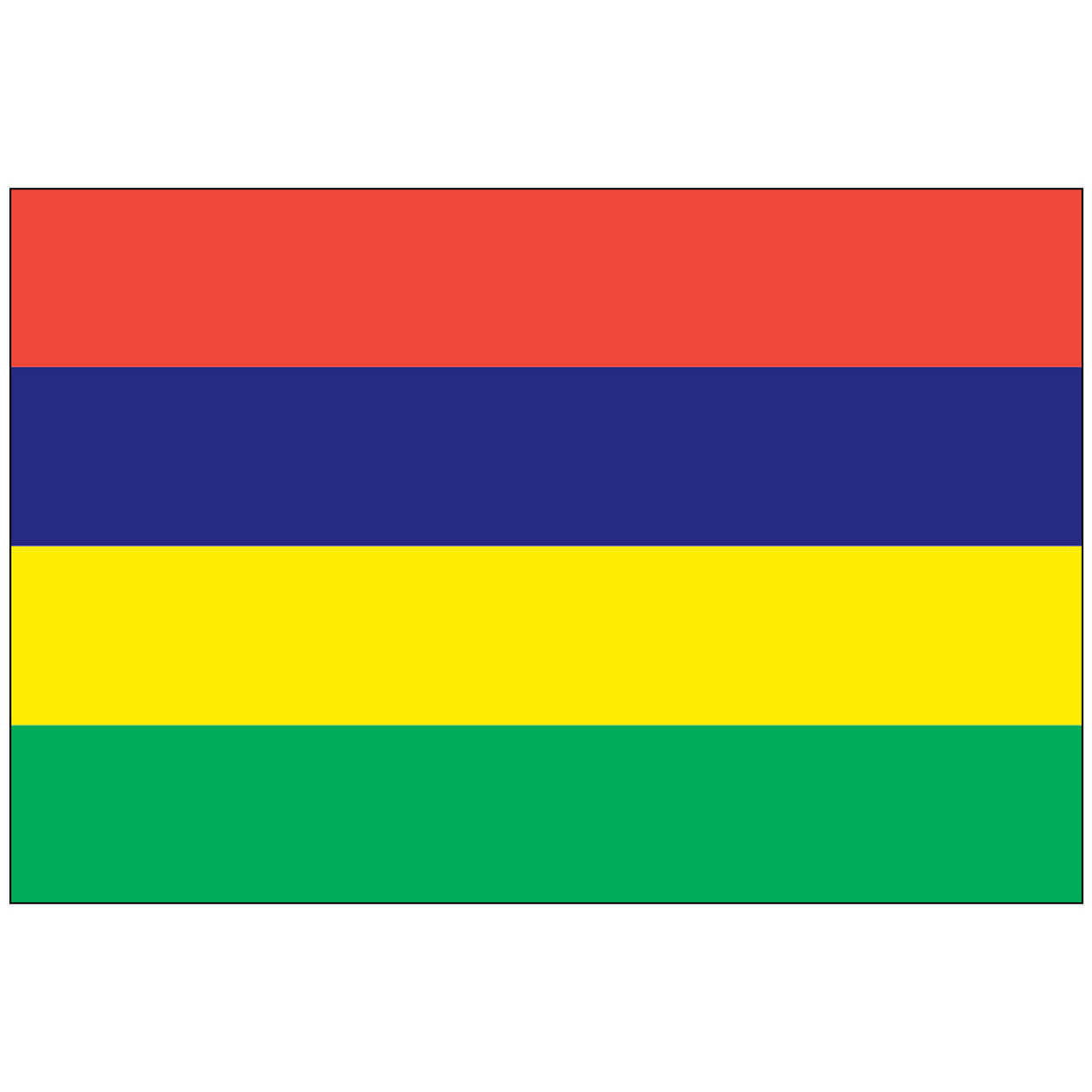  Mauritius Flag Metal Plaque Tin Sign Port Louis City