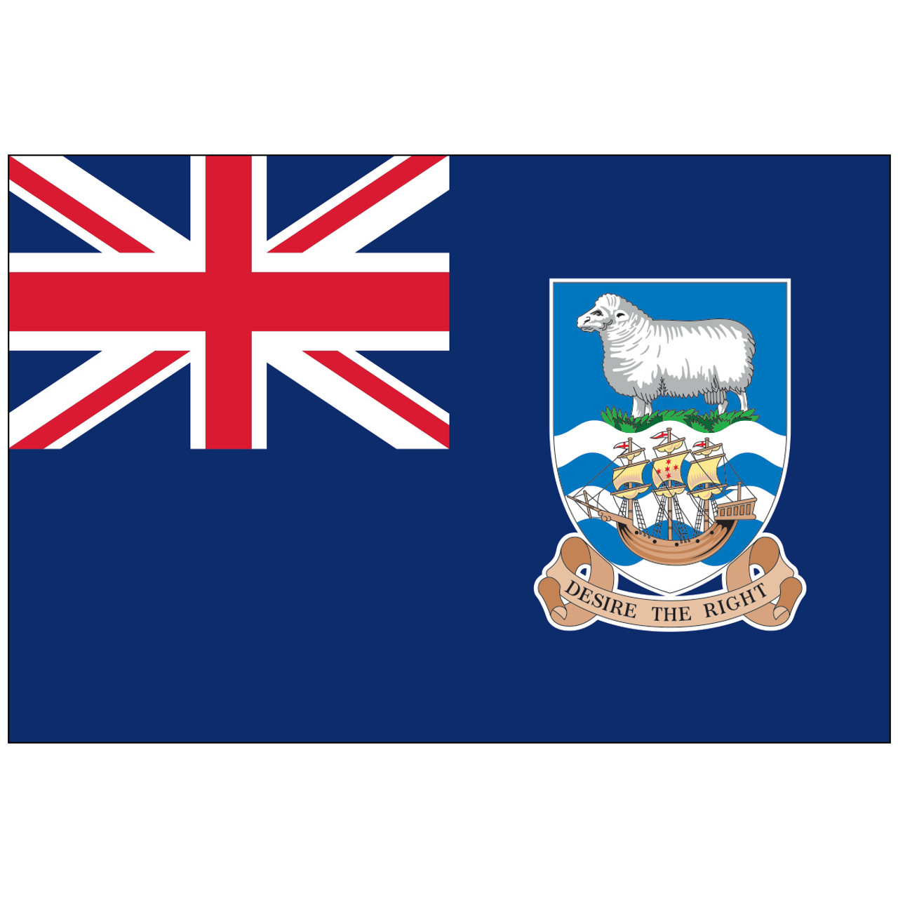 Lista 91 Foto Islas Malvinas Falkland Islands Actualizar   2x3 Falkland Islands Flag Image  42064.1582737785 