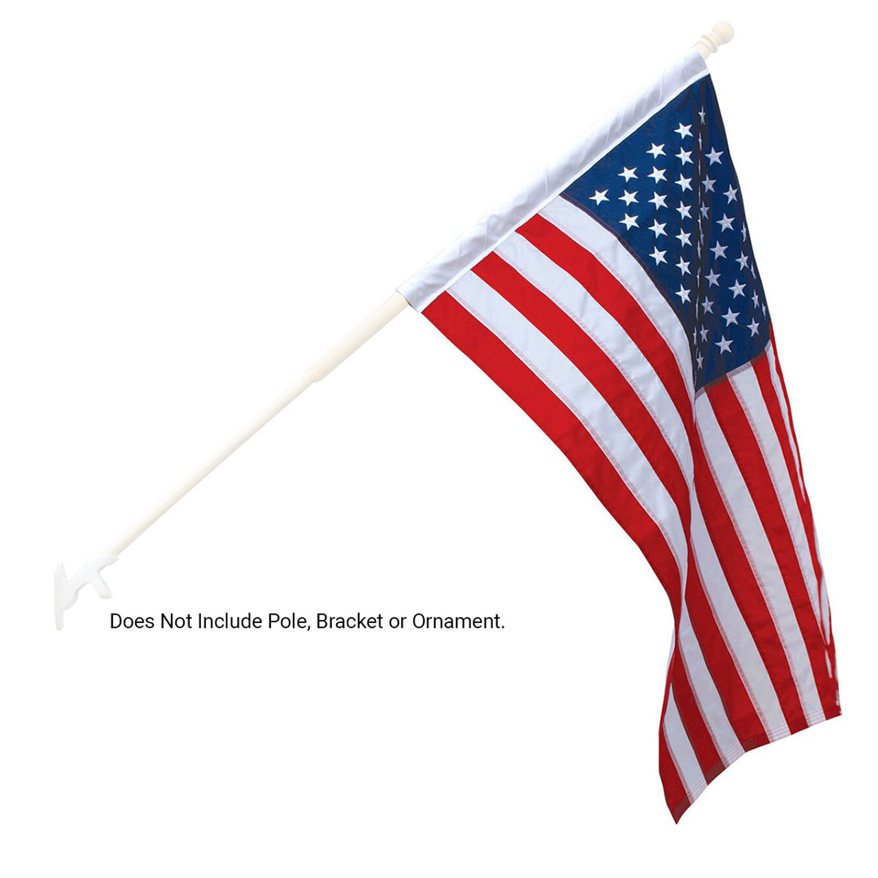 3x5 Flag-Poles-Mount-Stick-Bunting USA Patriotic Flag Home Decorating Kit 