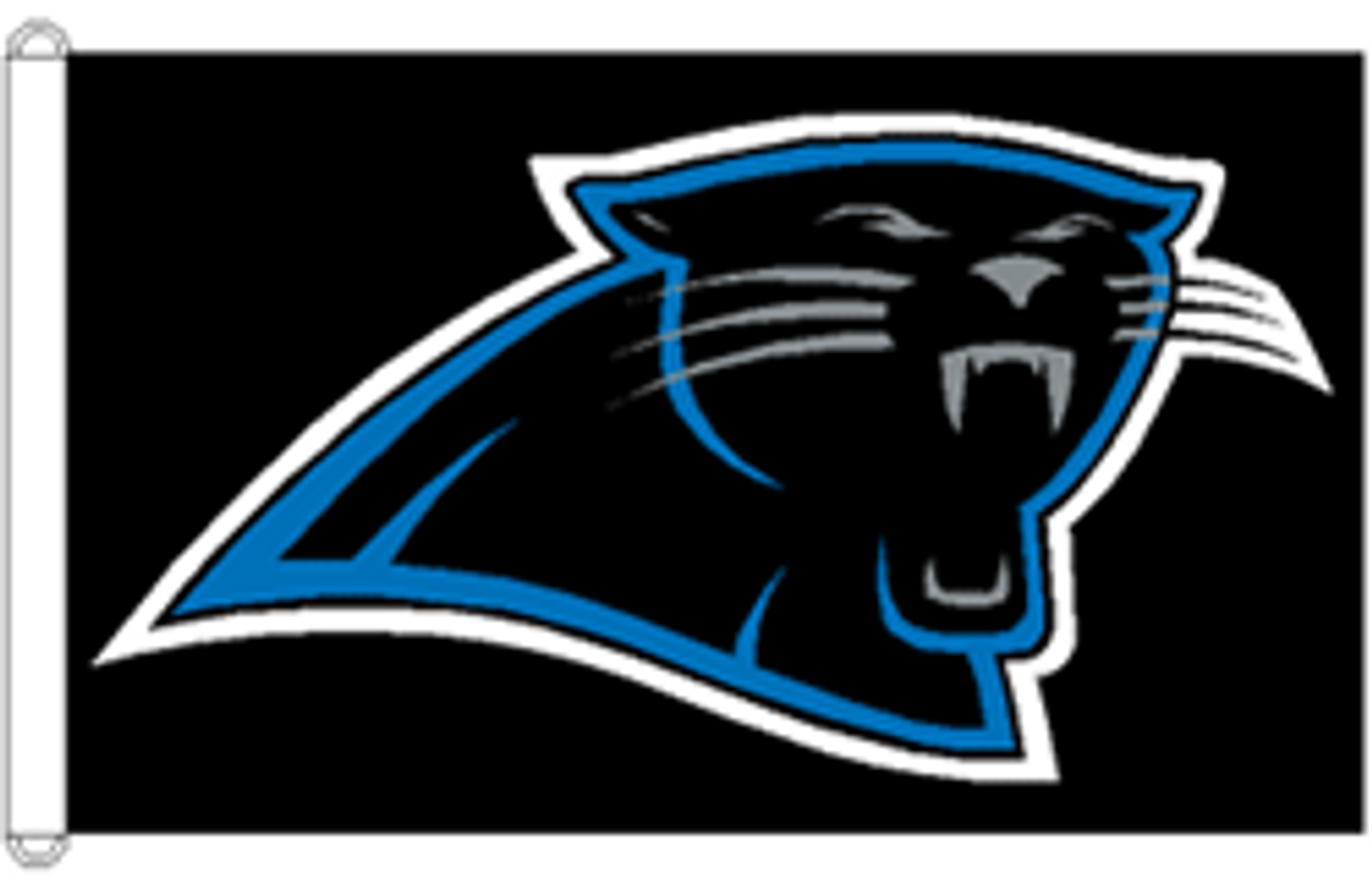 Carolina Panthers Logo Flag - 3' x 5