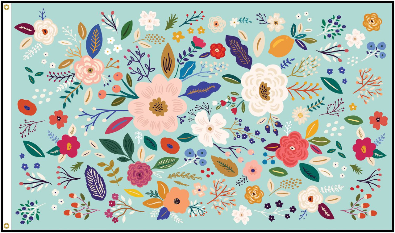 3' x 5' Spring Flowers Flag | American Flags Express