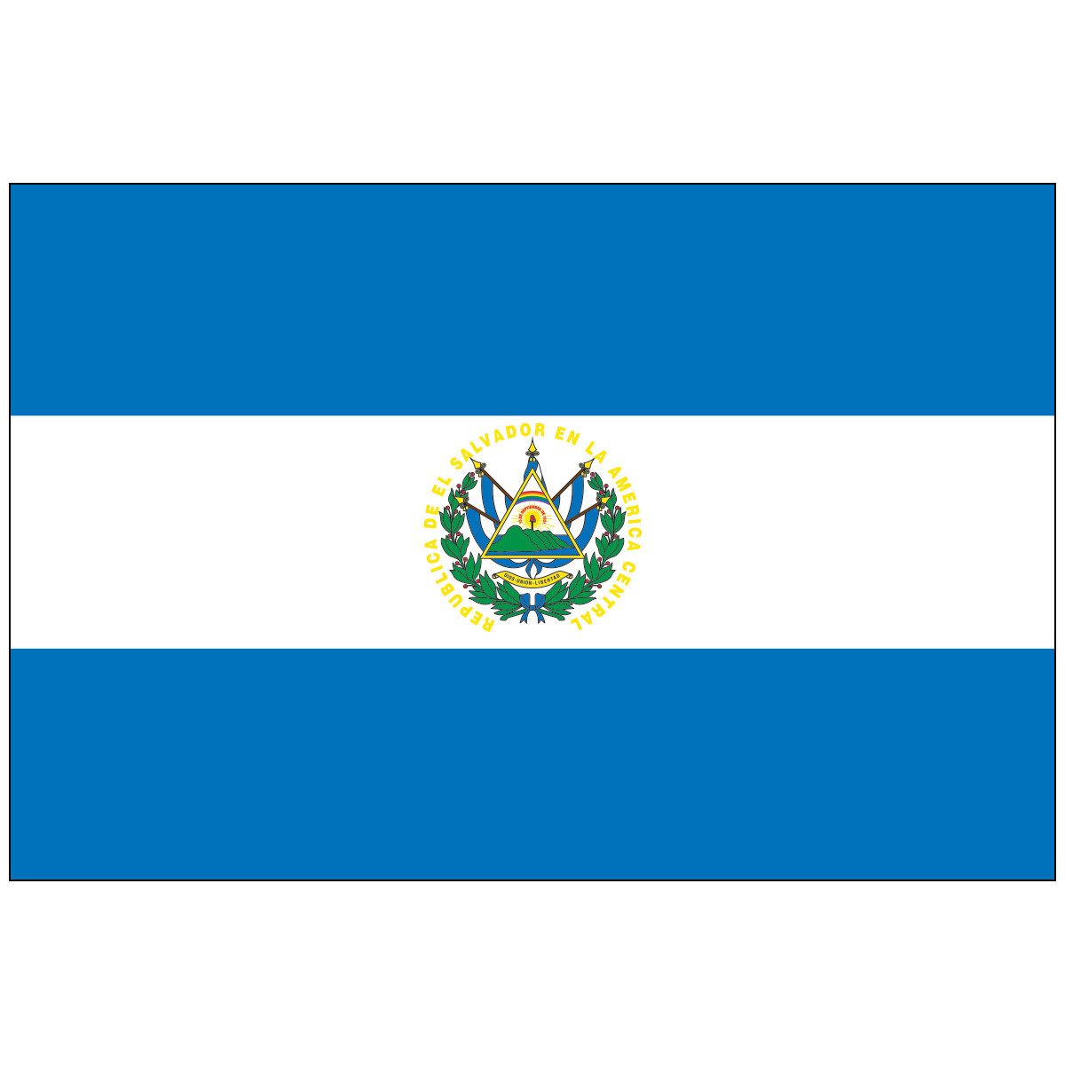 El Salvador w/Seal Flag American Flags Express