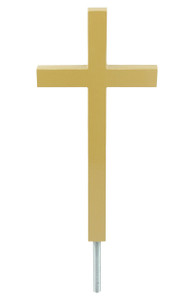 Aluminum Cross Flagpole Ornament Aluminum Cross Flagpole Ornament