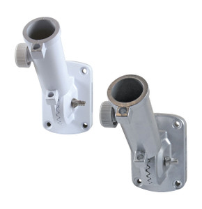 Multi-Angle Aluminum Flagpole Bracket for 1" Pole Multi-Angle Aluminum Flagpole Bracket for 1" Pole