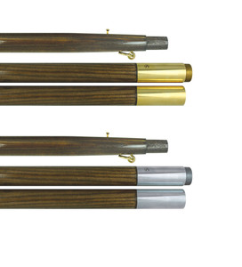 Oak Finished Indoor Flag Poles - 2 piece Oak Finished Indoor Flag Poles - 2 piece