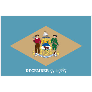 Delaware Flag Delaware Flag