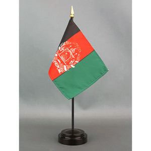 Afghanistan 4x6 E-Gloss Mounted Flag Afghanistan 4x6 E-Gloss Mounted Flag