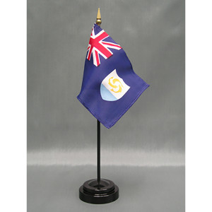 Anguilla 4x6 E-Gloss Mounted Flag Anguilla 4x6 E-Gloss Mounted Flag