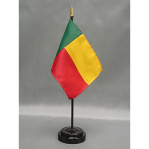 Benin 4x6 E-Gloss Mounted Flag Benin 4x6 E-Gloss Mounted Flag