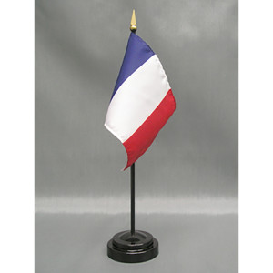 France 4x6 E-Gloss Mounted Flag France 4x6 E-Gloss Mounted Flag