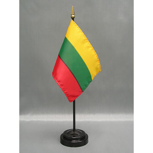 Lithuania 4x6 E-Gloss Mounted Flag Lithuania 4x6 E-Gloss Mounted Flag