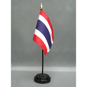 Thailand 4x6 E-Gloss Mounted Flag Thailand 4x6 E-Gloss Mounted Flag