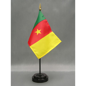 Cameroon 4x6 E-Gloss Mounted Flag Cameroon 4x6 E-Gloss Mounted Flag