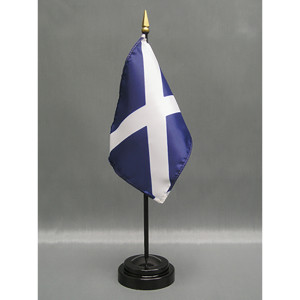 Scotland w/Cross 4x6 E-Gloss Mounted Flag Scotland w/Cross 4x6 E-Gloss Mounted Flag
