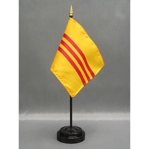 South Vietnam 4x6 E-Gloss Mounted Flag South Vietnam 4x6 E-Gloss Mounted Flag