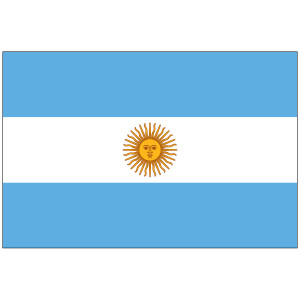 Argentina w/Seal Flag Argentina w/Seal Flag