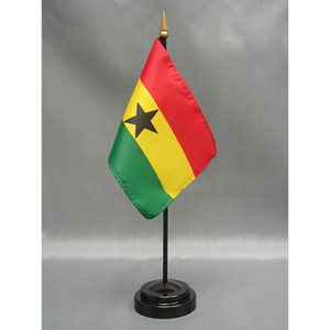 Ghana 4x6 E-Gloss Mounted Flag Ghana 4x6 E-Gloss Mounted Flag