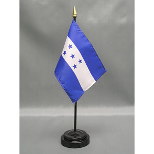 Honduras 4x6 E-Gloss Mounted Flag Honduras 4x6 E-Gloss Mounted Flag