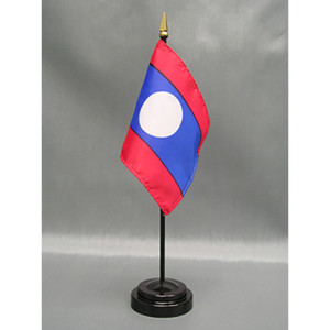 Liechtenstein Flag on a Stick