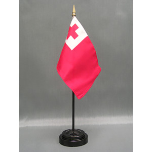 Tonga 4x6 E-Gloss Mounted Flag Tonga 4x6 E-Gloss Mounted Flag