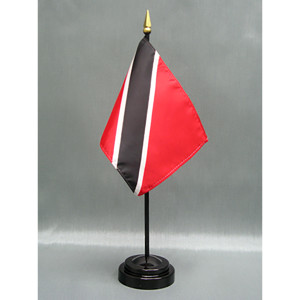 Trinidad & Tobago 4x6 E-Gloss Mounted Flag Trinidad & Tobago 4x6 E-Gloss Mounted Flag