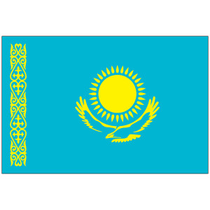 Kazakhstan Flag Kazakhstan Flag