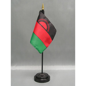 Malawi 4x6 E-Gloss Mounted Flag Malawi 4x6 E-Gloss Mounted Flag