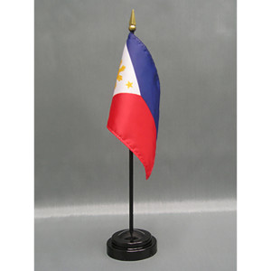 Philippines 4x6 E-Gloss Mounted Flag Philippines 4x6 E-Gloss Mounted Flag