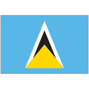 St Lucia Flag St Lucia Flag