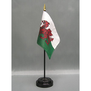 Wales 4x6 E-Gloss Mounted Flag Wales 4x6 E-Gloss Mounted Flag