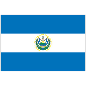 El Salvador w/Seal Flag El Salvador w/Seal Flag