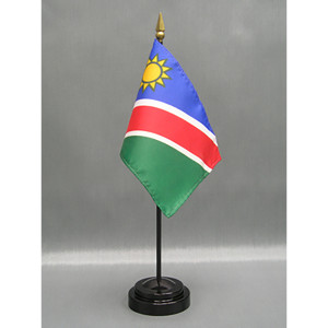 Namibia 4x6 E-Gloss Mounted Flag Namibia 4x6 E-Gloss Mounted Flag