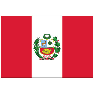 Peru w/Seal Flag Peru w/Seal Flag