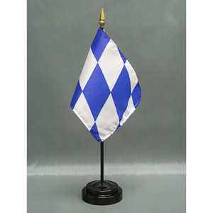 Bavaria (No Lions) 4x6 E-Gloss Mounted Flag Bavaria (No Lions) 4x6 E-Gloss Mounted Flag