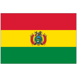 Bolivia w/Seal Flag Bolivia w/Seal Flag