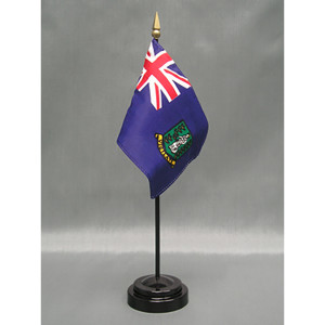 British Virgin Islands 4x6 E-Gloss Flag Mounted Flag British Virgin Islands 4x6 E-Gloss Flag Mounted Flag