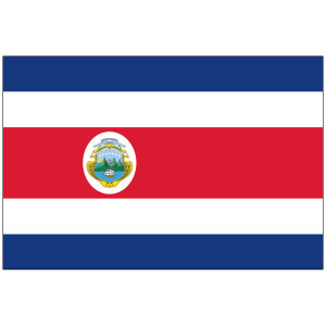 Costa Rica w/Seal Flag Costa Rica w/Seal Flag