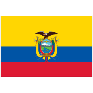 Ecuador w/Seal Flag Ecuador w/Seal Flag