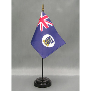 Falkland Islands 4x6 E-Gloss Flag Mounted Flag Falkland Islands 4x6 E-Gloss Flag Mounted Flag