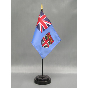 Fiji 4x6 E-Gloss Flag Mounted Flag Fiji 4x6 E-Gloss Flag Mounted Flag