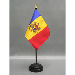 Moldova 4x6 E-Gloss Flag Mounted Flag Moldova 4x6 E-Gloss Flag Mounted Flag