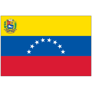 Venezuela w/Seal Flag Venezuela w/Seal Flag