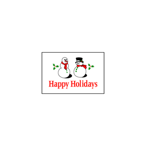 3' x 5' Happy Holidays Snowmen Flag 3' x 5' Happy Holidays Snowmen Flag