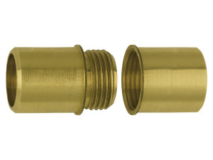 Brass Screw Joints for Aluminum Poles Brass Screw Joints for Aluminum Poles