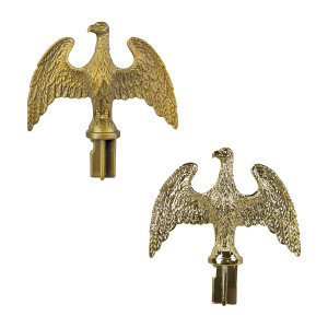 Plastic Slip Fit Eagle Flagpole Ornament