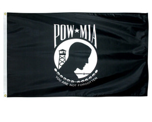 POW-MIA Flag - Single/Reverse POW-MIA Flag - Single/Reverse
