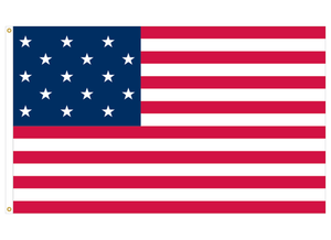 15 Star American Flag