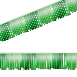 Green Metallic Fringe Strings Green Metallic Fringe Strings